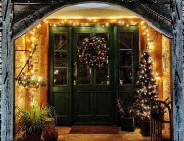 New Year House Door