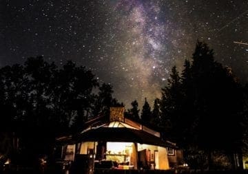 stars over the house