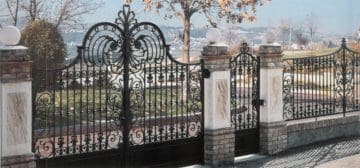 wrought iron gate