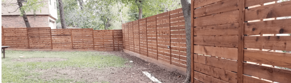 horizontal wood