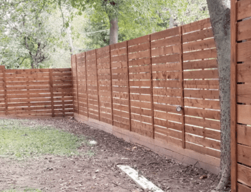 horizontal wood