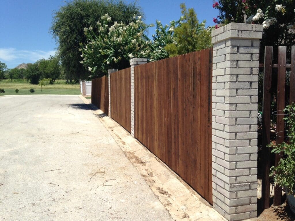 Brick Fencing