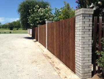 Brick Fencing