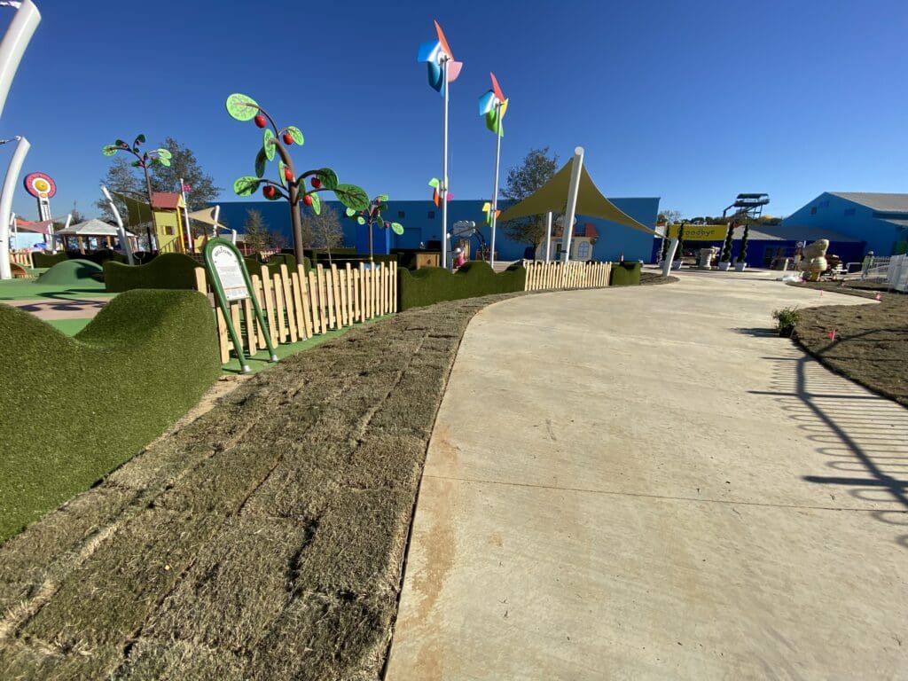 Fence Installed for Peppa Pig Theme Park in North Richland Hills