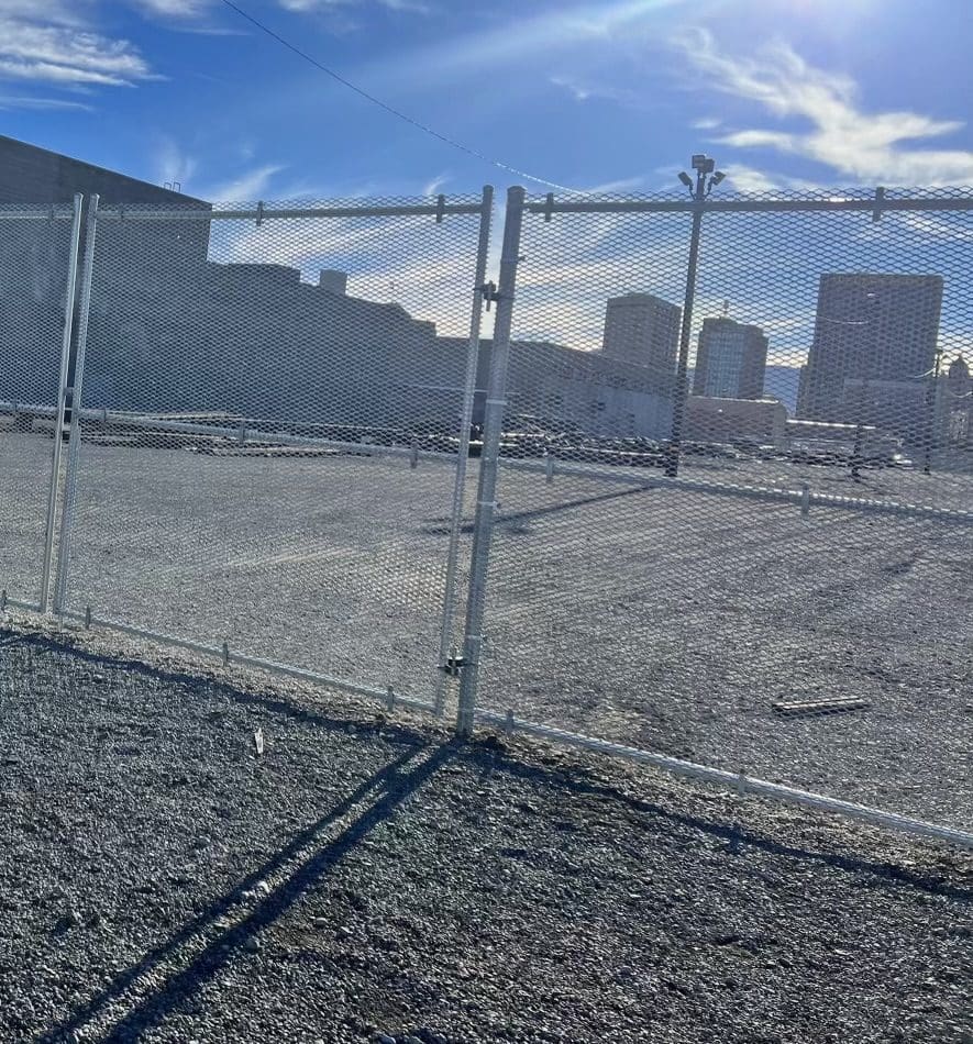 security chain link fence