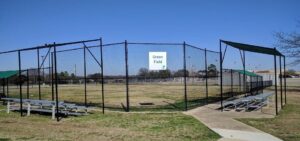 Baseball backstop by Buzz Custom Fence