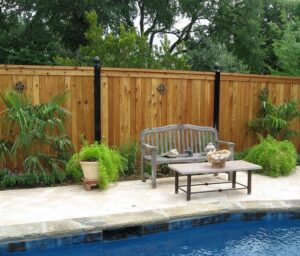 Decorative wood fence accents