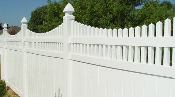 White Vinyl Fences